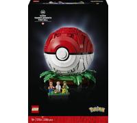 LEGO Pokémon Iconic Trainer Moments Poké Ball - Model Kit for Adults incl. Pikachu, Eevee Figures & 3 Minifigures - DIY Room Decor - Collectible Gaming Gift Idea - 72154
