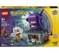 LEGO Pokémon SMART Play: Cubone and Gengar’s Spooky Showdown - Compatible Interactive Toy Set Incl. 4 SMART Tags and 2 Pokémon Figures - Gift Idea for 8+ Year Old Boys and Girls - 72166