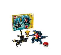 LEGO Pokémon SMART Play: Umbreon vs. Garchomp Championship Battle - Compatible Interactive Toy Set Incl. 2 SMART Tags and 2 Pokémon Figures - Gift Idea for 10+ Year Old Boys and Girls - 72165