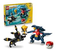 LEGO Pokémon SMART Play: Umbreon vs. Garchomp Championship Battle - Compatible Interactive Toy Set Incl. 2 SMART Tags and 2 Pokémon Figures - Gift Idea for 10+ Year Old Boys and Girls - 72165