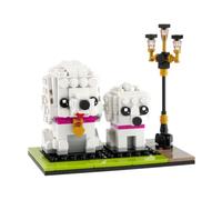 LEGO Poodle Dogs Brick Headz # 40546 304 Pieces, Pink,white