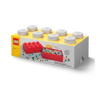 Room Copenhagen - LEGO® Storage Box 8 Knobs, Medium Stone Grey - Medium Stone Grey
