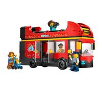Lego Red Double Decker Tourist Bus Construction Game 384 Pieces