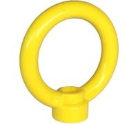 LEGO Ring 3 x 3 with Stud Holder, Part 3917, Multiple Colours Available (Sonic Ring) (Yellow, 10, count)