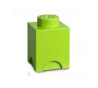 Lego Round 1-Stud 1.2L Stackable Storage Brick Lime Green Lego Green