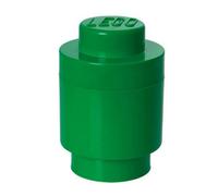 Lego Round 1-Stud Stackable Storage Brick Green
