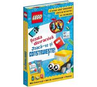 Lego: Scoala distractiva. Joaca-te si construieste. 44 piese + Carte de activitati, Editie in limba romana