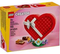 LEGO Creator Valentine's Day Box, Heart-Shaped with Flowers, 172 Pieces, 40759