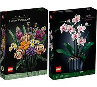 Lego Set of 2: 10311 Orchid & 10280 Bouquet