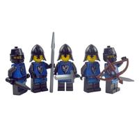 LEGO® Set of 5 Black Falcon Knights Figures - Ideal Addition for LEGO® Medieval Era