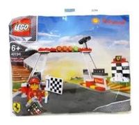 Lego Shell Finish Line & Podium 40194 Poly Bag Retired New Factory Sealed 2014！