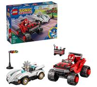 Lego Silver Car Vs Knuckles Monster Truck Construction Game