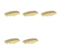 LEGO Slope, Curved 4 x 1 61678 (Tan, 2, Bricks)
