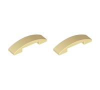 LEGO Slope, Curved 4 x 1 x 2/3 Double Part 93273 (Tan, 2, Bricks)