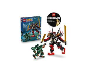 LEGO Sonic 77120 - Cdiscount Exclusive - The Hedgehog Shadow's Robot Against the G.U.N. Trooper - Construction Toy for Ages 8 and Up