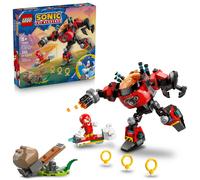 LEGO Sonic The Hedgehog Knuckles vs. Dr. Eggman Egg Crusher Mech Building Toy - Pretend Play Building Blocks W/2 Minifigures for Kids, Ages 8+ - Gift