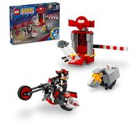 LEGO Sonic The Hedgehog Shadow The Hedgehog Escape Building Set, Motorcycle Toy, Video Game Character Figures, Sonic Toy for Kids, Gift for Gamers Ages 8 Plus, 76995