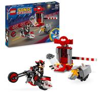 LEGO Sonic the Hedgehog Shadow the Hedgehog Escape, Motorbike Toy for Kids, Boys & Girls aged 8 Plus with Buildable Lab
