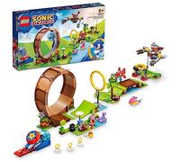 LEGO Sonic The Hedgehog Sonic’s Green Hill Zone Loop Challenge Building Toy Set, Sonic Adventure Toy with 9 Sonic and Friends Characters, Fun Gift for 8 Year Old Gamers and Young Fans, 76994