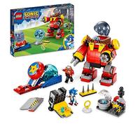 LEGO Sonic The Hedgehog Sonic vs. Dr. Eggman’s Death Egg Robot 76993 Sonic Toy Building Set for 8 Year Old Gamers, Includes 6 Sonic Figures for Creative Role Play, Great for Sonic Fans