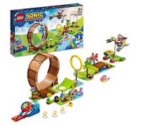 LEGO Sonic The Hedgehog Sonic’s Green Hill Zone Loop Challenge Building Toy Set, Sonic Adventure Toy with 9 Sonic and Friends Characters, Fun Gift for 8 Year Old Gamers and Young Fans, 76994