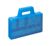 LEGO Sorting Case To Go Portable and Convenient Storage Box for LEGO - Travel Organizer, Kids Toy Box Storage, and Plastic Box for LEGO Storage, Blue