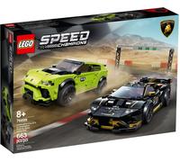LEGO 76899 Speed Champions Lamborghini Urus ST-X & Huracán Super Trofeo EVO Race Cars Toys Set for 8 Years Old