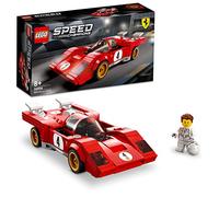 LEGO Speed Champions 1970 Ferrari 512 M Sports Red Race Car Toy, Collectible Model Building Set with Racing Driver Minifigure 76906