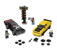 LEGO Speed Champions 2018 Dodge Challenger SRT Demon and 1970 Dodge Charger R/T 75893 Building Kit , New 2019 (478 Piece)