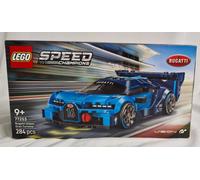 LEGO Speed Champions Bugatti Vision GT Hyper Sports Car Toy - Model Kit w/a Collectible Driver Minifigure - Gaming Gift Idea for 9+ Year Old Boys & Motorsport Fans - 77253