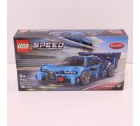 LEGO Speed Champions Bugatti Vision GT Hyper Sports Car Toy - Model Kit w/a Collectible Driver Minifigure - Gaming Gift Idea for 9+ Year Old Boys & Motorsport Fans - 77253