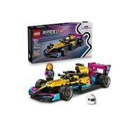 LEGO Speed Champions F1 ACADEMY Race Car Toy - Model Kit w/a Female Formula 1 Driver Minifigure - Birthday Gift for 10+ Year Old Girls, Boys & Adult Motorsport Fans - 77258