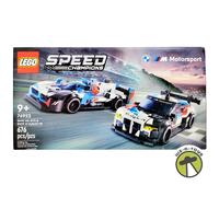 LEGO Speed Champions BMW M4 GT3 & BMW M Hybrid V8 Race Car Toys for 9 Plus Year Old Boys & Girls, Buildable Model Vehicles with 2 Driver Minifigures, Kids' Bedroom Decoration, Birthday Gift Idea 76922