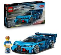 LEGO Speed Champions Bugatti Vision GT Hyper Sports Car Toy - Model Kit w/a Collectible Driver Minifigure - Gaming Gift Idea for 9+ Year Old Boys & Motorsport Fans - 77253