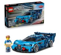 LEGO Speed Champions Bugatti Vision GT Hyper Sports Car Toy - Model Kit w/a Collectible Driver Minifigure - Gaming Gift Idea for 9+ Year Old Boys & Motorsport Fans - 77253