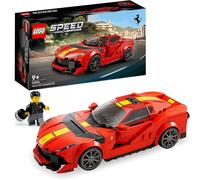 LEGO Speed Champions Ferrari 812 Competizione, Sports Car Toy Model Building Kit for Kids