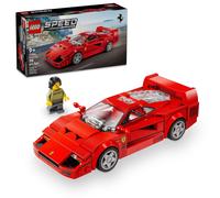 LEGO Speed Champions Ferrari F40 Supercar Toy Car Model Building Set with Driver Minifigure Collectible Ferrari Toy for Kids Ages 9 and Up 76934