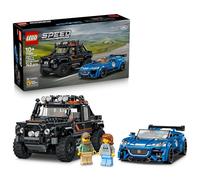 LEGO Speed Champions Jaguar Project 7 & Land Rover Defender - STEM Model Kit w/ 2 Car Toys & 2 Driver Minifigures - Birthday Gift for 10+ Year Old Boys - 77264
