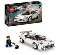 LEGO Speed Champions Lamborghini Countach 76908 Building Kit; Collectible Model of the Iconic 1970’s Super Sports Car for Kids Aged 8+, Includes a Driver Minifigure with Helmet and Wrench (262 Pieces)