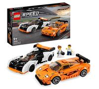 LEGO Speed Champions McLaren Solus GT & McLaren F1 LM Set, 2 Iconic Race Car Toys for 9 Plus Year Old Boys & Girls, Hypercar Model Building Kit, Collectible Gift for Kids 76918