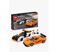 LEGO Speed Champions McLaren Solus GT & McLaren F1 LM, 2 Iconic Race Car Toys for Boys & Girls, Hypercar Model Building Kit, Collectible 2023 Set 76918