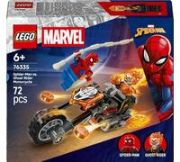 LEGO Spider-Man vs Ghost Rider Motorcycle Buildable Construction Set 76335..
