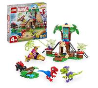 LEGO Spidey: Spidey and Gobby's Raptor Battle at Tree House HQ - 11200 | Toys for 4+ Year Old Boys & Girls, 2 Dinosaur Figures, 3 Minifigures, Spidey and His Amazing Friends, Gift Idea, 143 Pieces