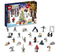 LEGO Star Wars 2022 Advent Calendar 75340 Building Toy Set for Kids Boys and Girls Ages 6+ 8 Characters and 16 Mini Builds (329 Pieces)