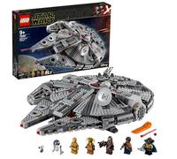 LEGO Star Wars 75257 Millennium Falcon - Starship Set with 5 Minifigures & 2 Droid Figures inc. Finn, Chewbacca, C3PO and R2D2 - Building Toys for 9+ Year Old Boys & Girls