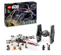 LEGO Star Wars 75393 TIE Fighter & X-Wing Mash-up - Building Toy with 2 Starships, 4 Minifigures and a Droid Figure, Creative Gift for 9+ Year Old Boys and Fans