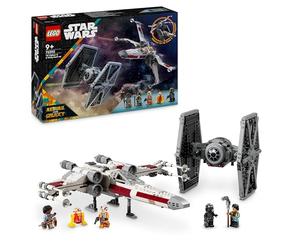 LEGO Star Wars 75393 TIE Fighter & X-Wing Mash-up - Building Toy with 2 Starships, 4 Minifigures and a Droid Figure, Creative Gift for 9+ Year Old Boys and Fans