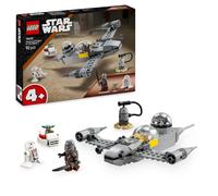 LEGO Star Wars 75410 Mando and Grogu’s N-1 Starfighter Building Toy with The Man