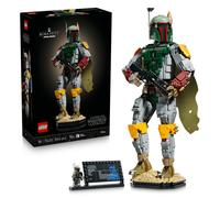 LEGO Star Wars 75455 Boba Fett Figure - Model Kit for Adults incl. Beskar Armour, Blaster & Bounty Hunter Minifigure - Shelf or Desk Decor - Gift for Return of the Jedi Fans