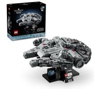 LEGO Star Wars: A New Hope Millennium Falcon 25th Anniversary Buildable Starship Model, Collectible Star Wars Home Décor, Building Set for Adults, Gift Idea for Star Wars Fans, 75375